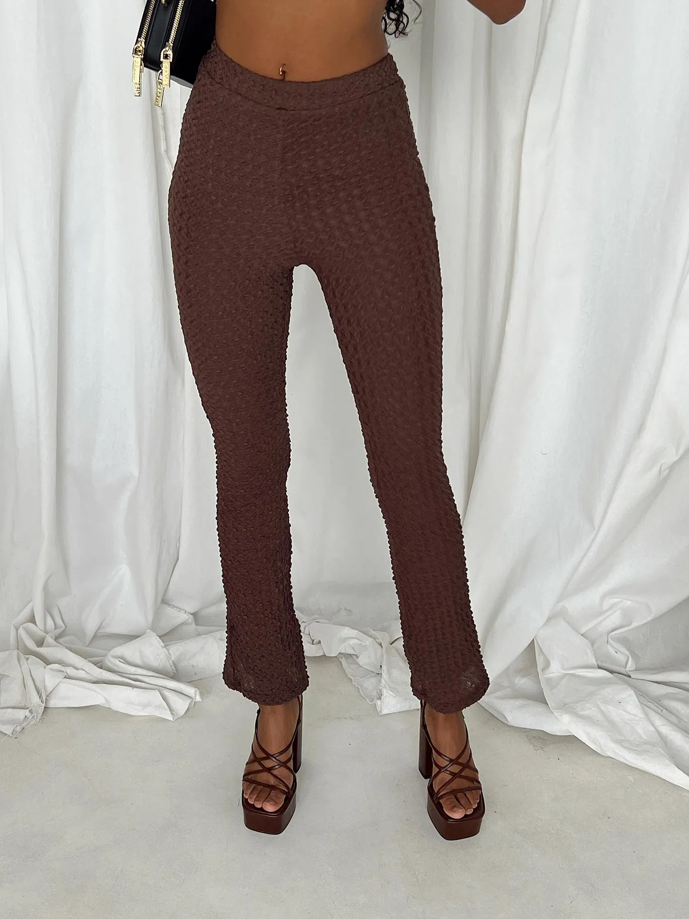 Reinforced Seams Carlie Set Brown