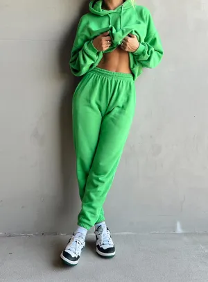 WaterRepellentCoating Renna Track Pants Green