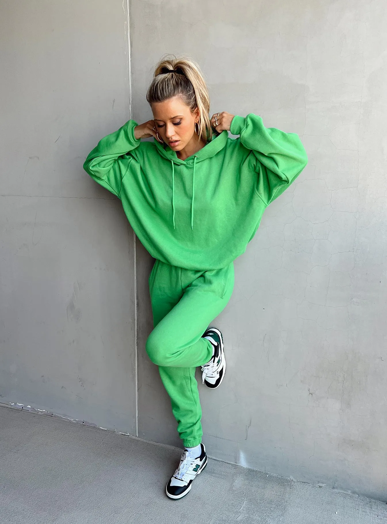 Chic Design Easy Comfort Renna Track Pants Green