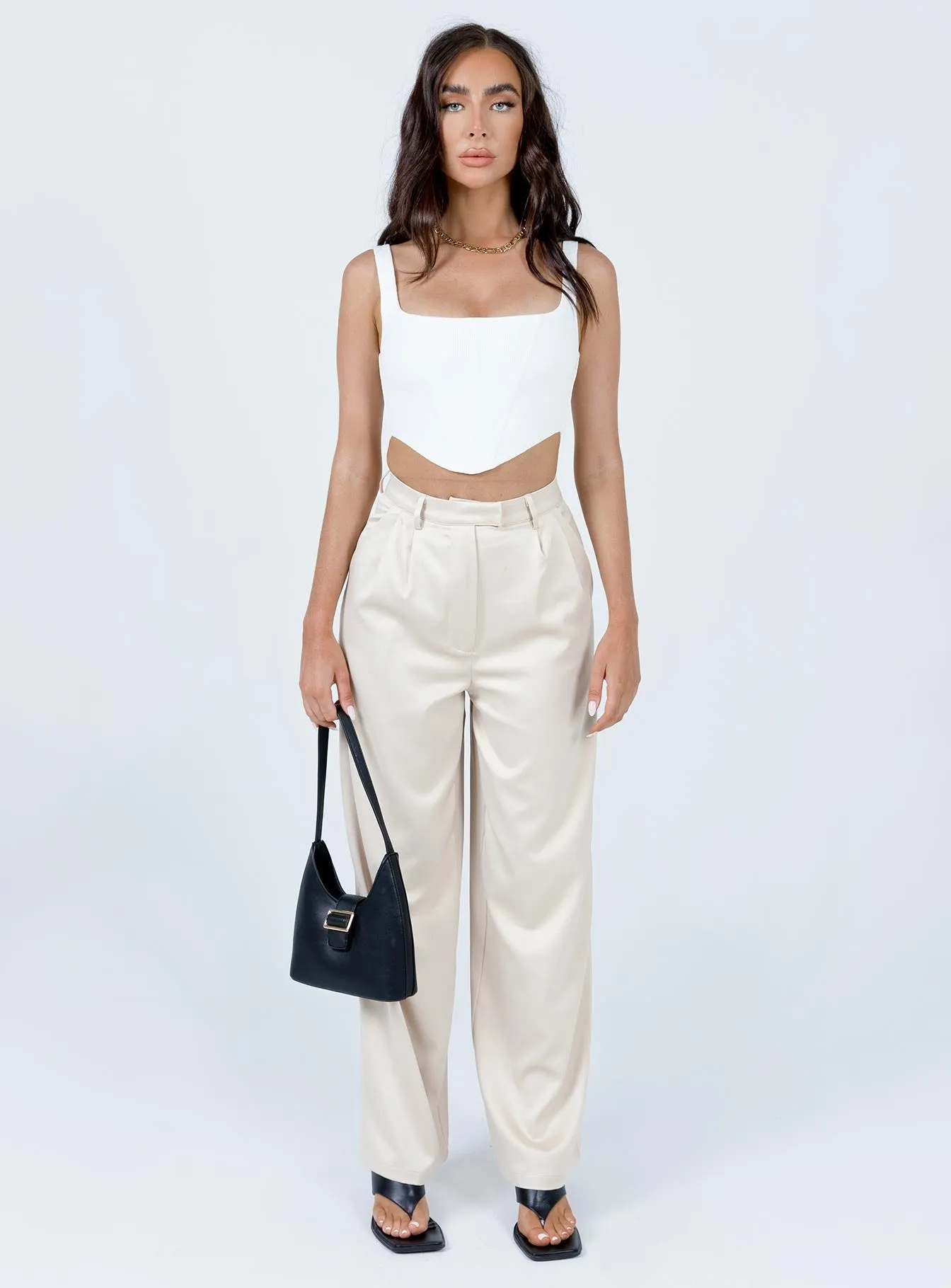 Amalia Pants Beige Versatile Layer