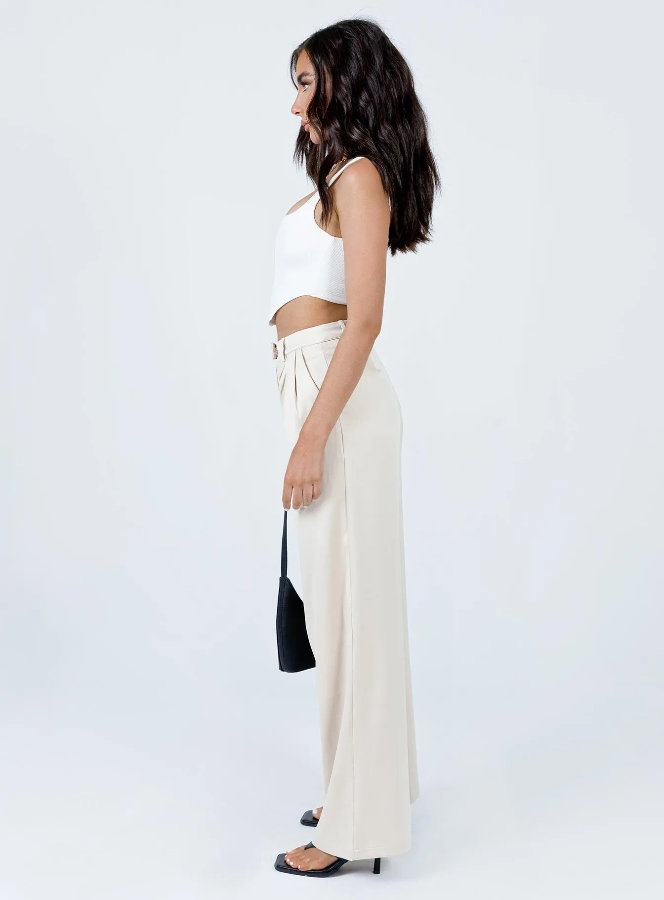 Amalia Pants Beige Breathable Layer Fit All terrain