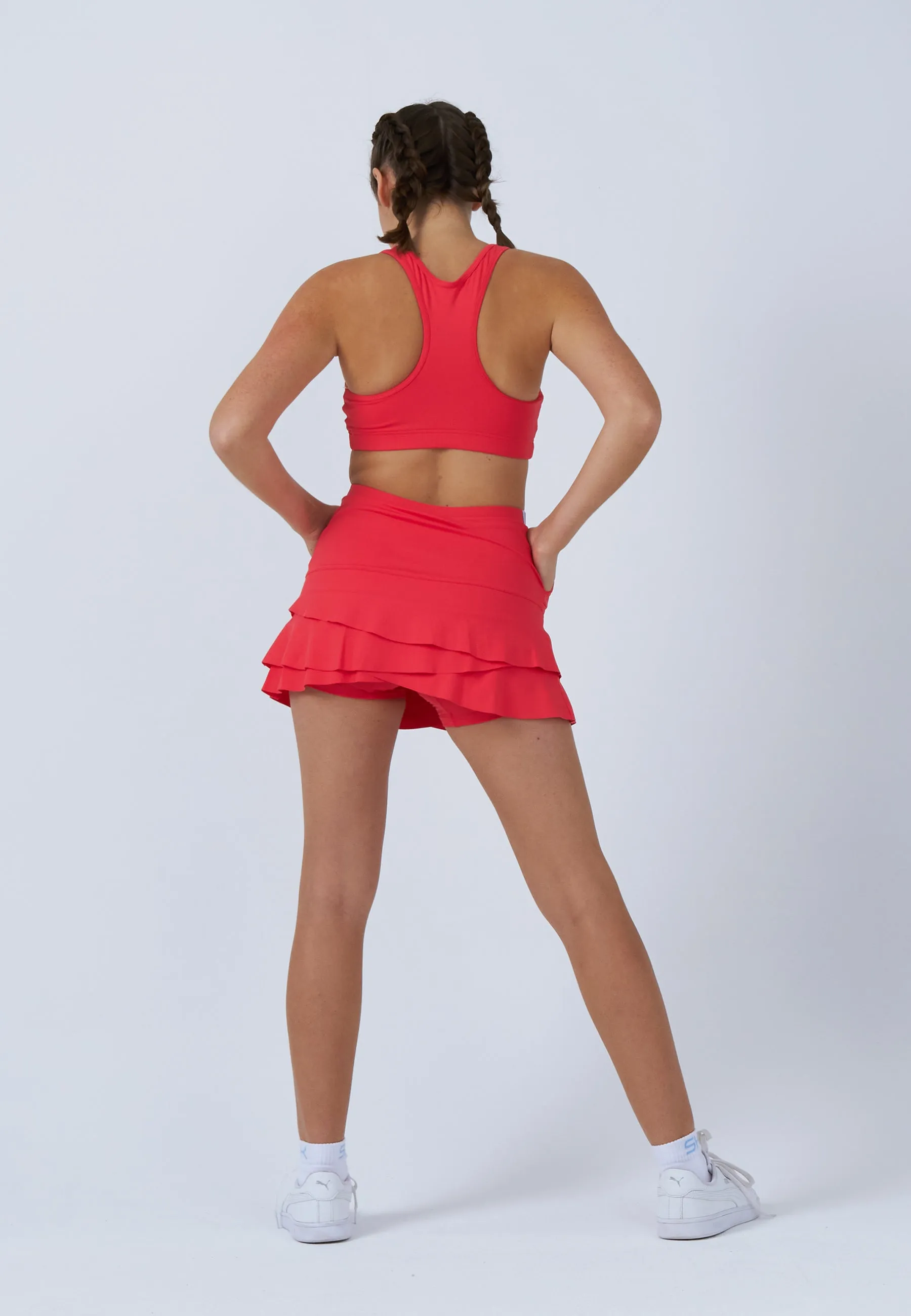 Tulip Tennis Skort with pockets, peach Daily Mood