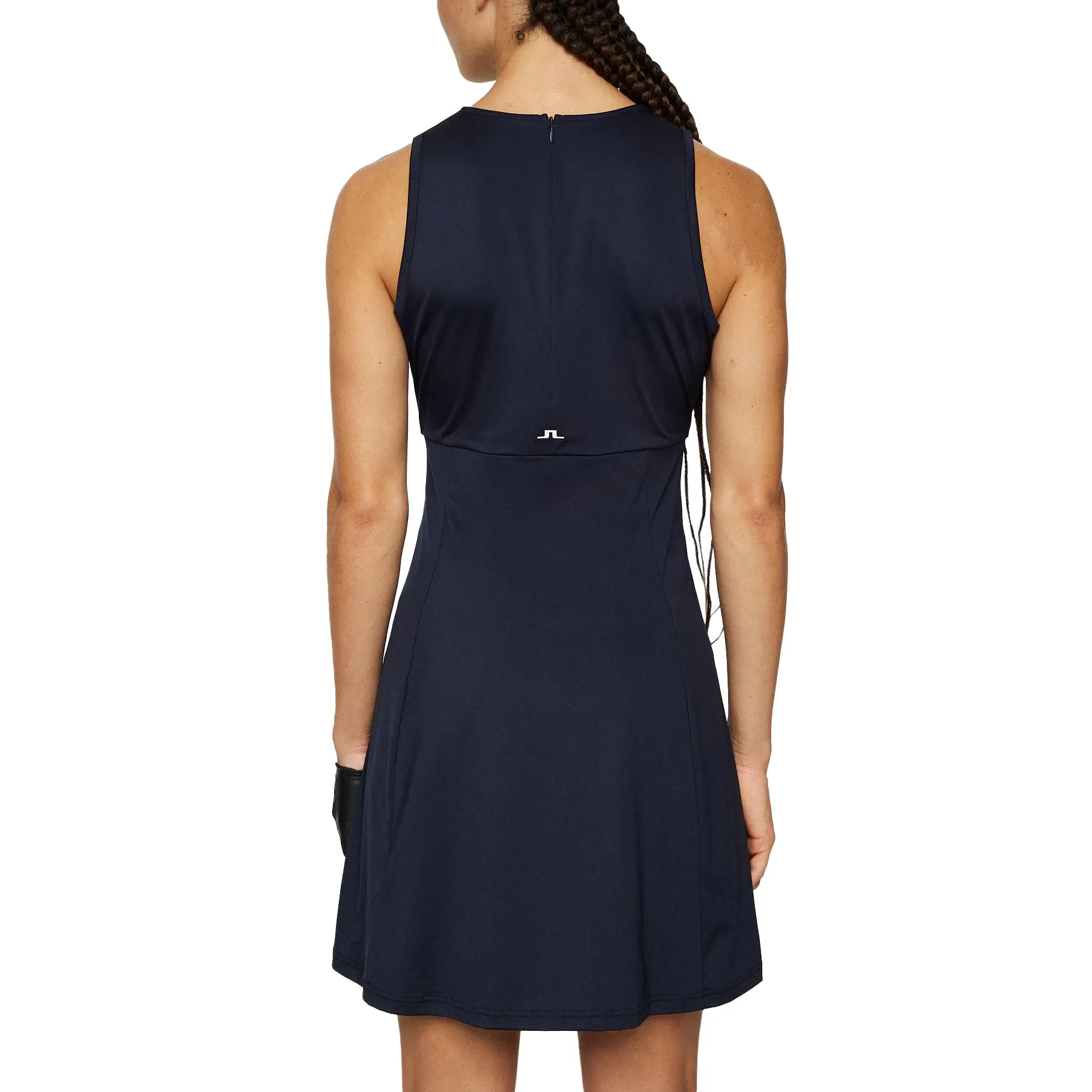 beaded embellishment Gentle Comfort J.Lindeberg Women's Cora Golf Dress - JL Navy