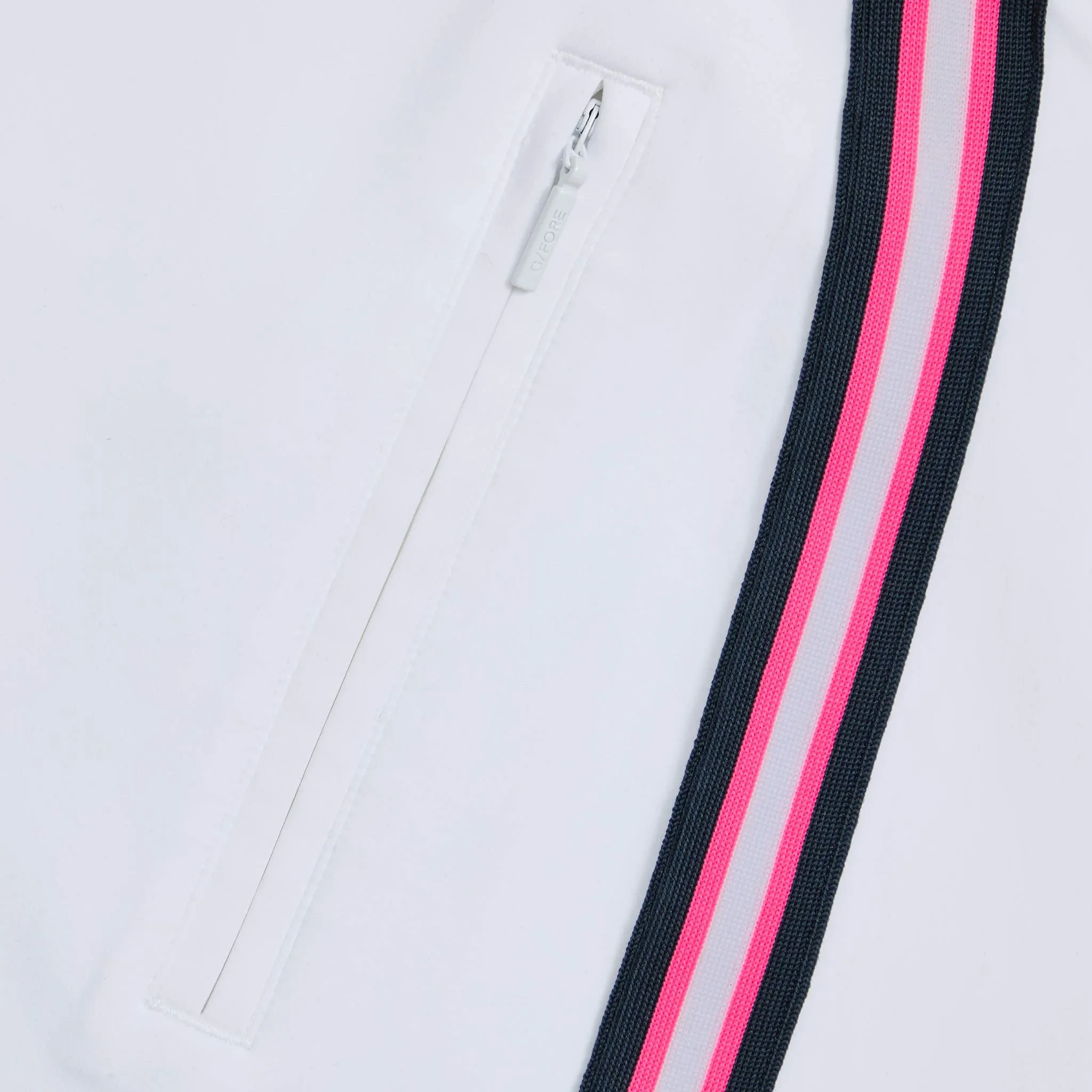 G/Fore Women's Side Stripe Stretch Scuba Golf Skort - Snow City Style
