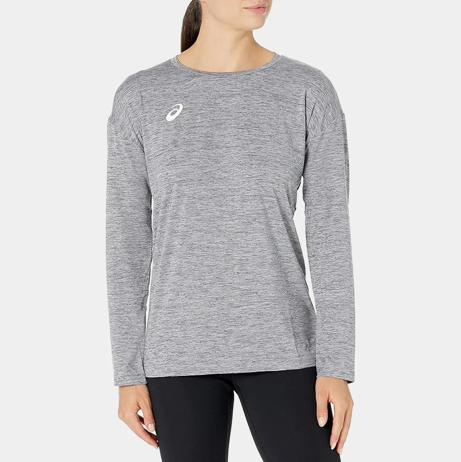 Soft Fabric SweatAbsorbentLining Women's Warm Up Long Sleeve Top