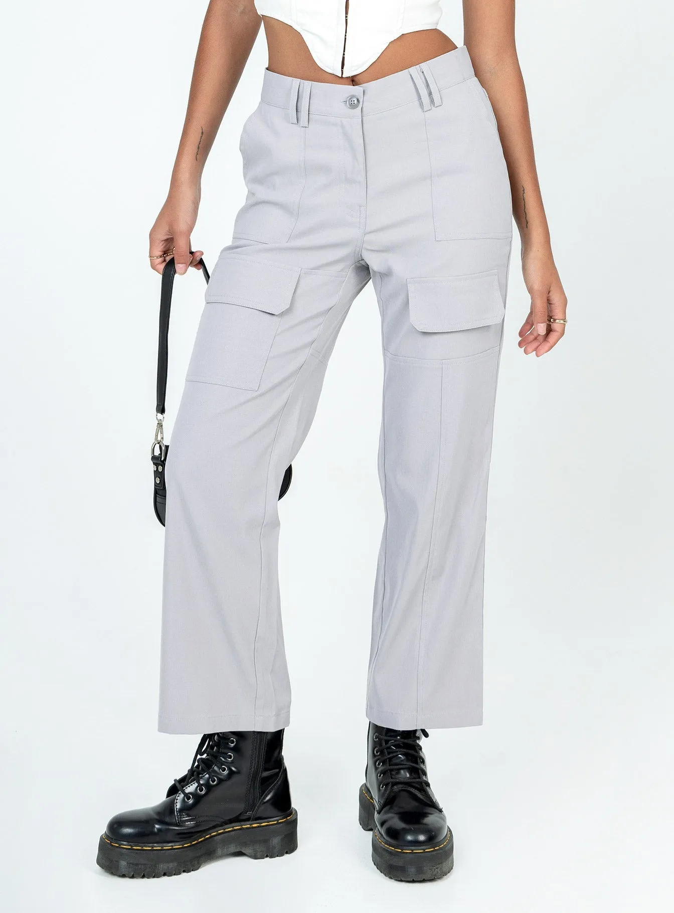 As You Were Cargo Pants Grey Effortless Layer Functional Stretch