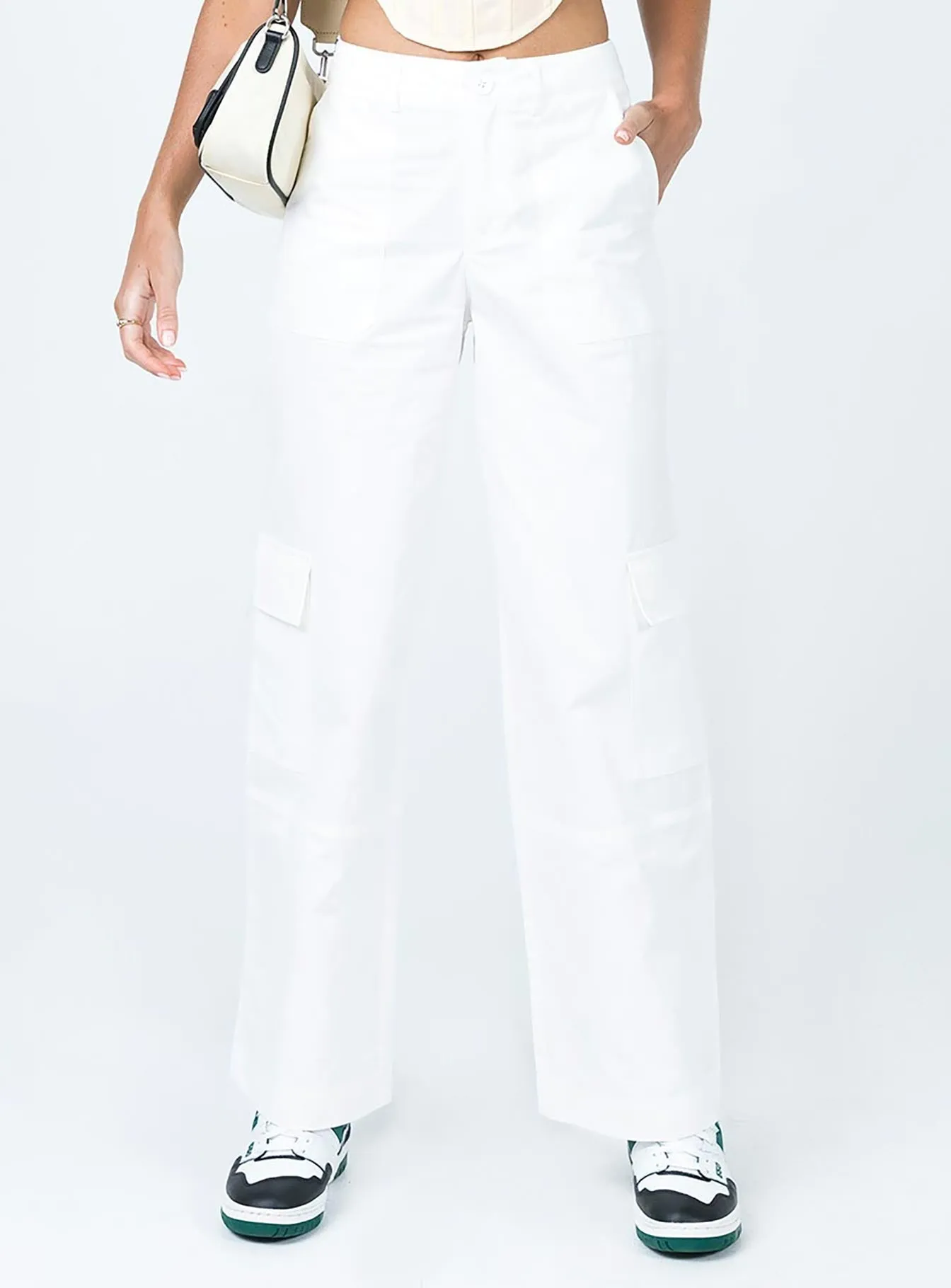 Comfort Style Ayla Linen Pants White
