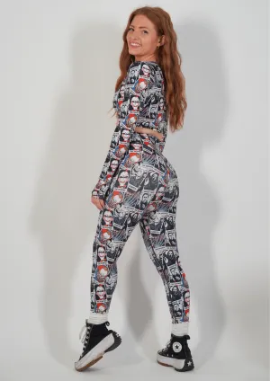 Flatlock Seams Tarot Killers V-Booty Leggings