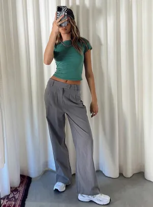 Flatlock Seams SustainableManufacturing Adkins Pants Grey