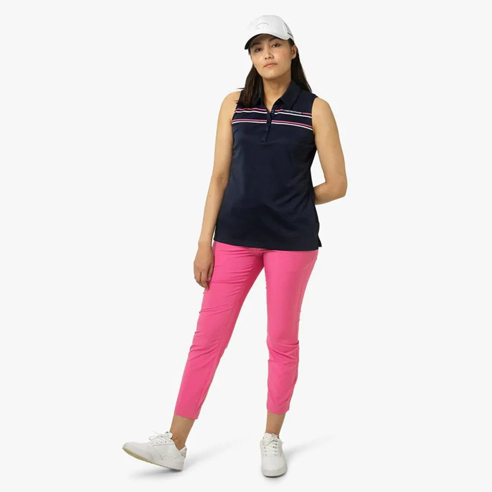 Cross Women's Primus Sleeveless Golf Polo - Navy Bead Soul