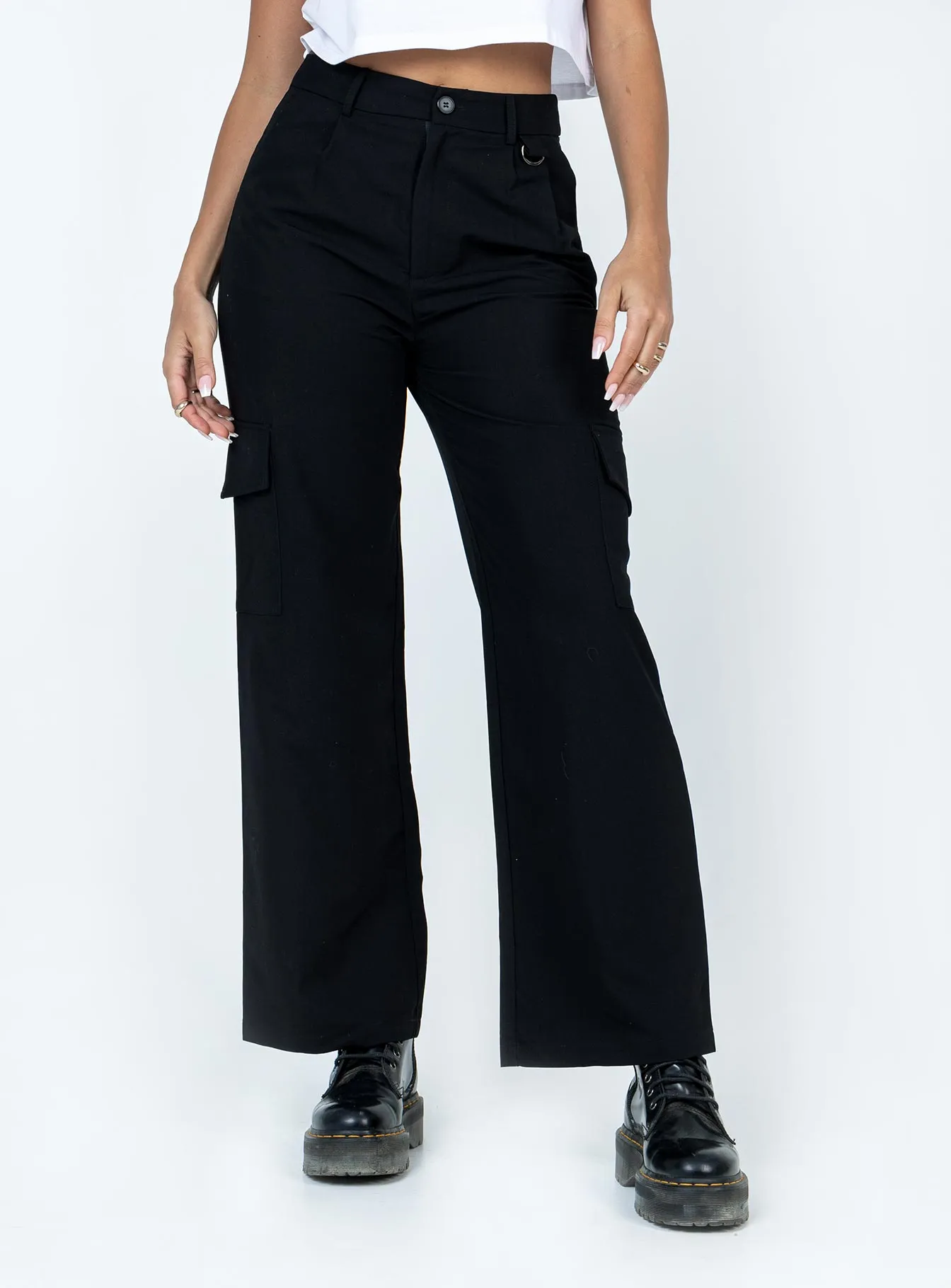 Temperature Regulating Fabric Breeana Pants Black