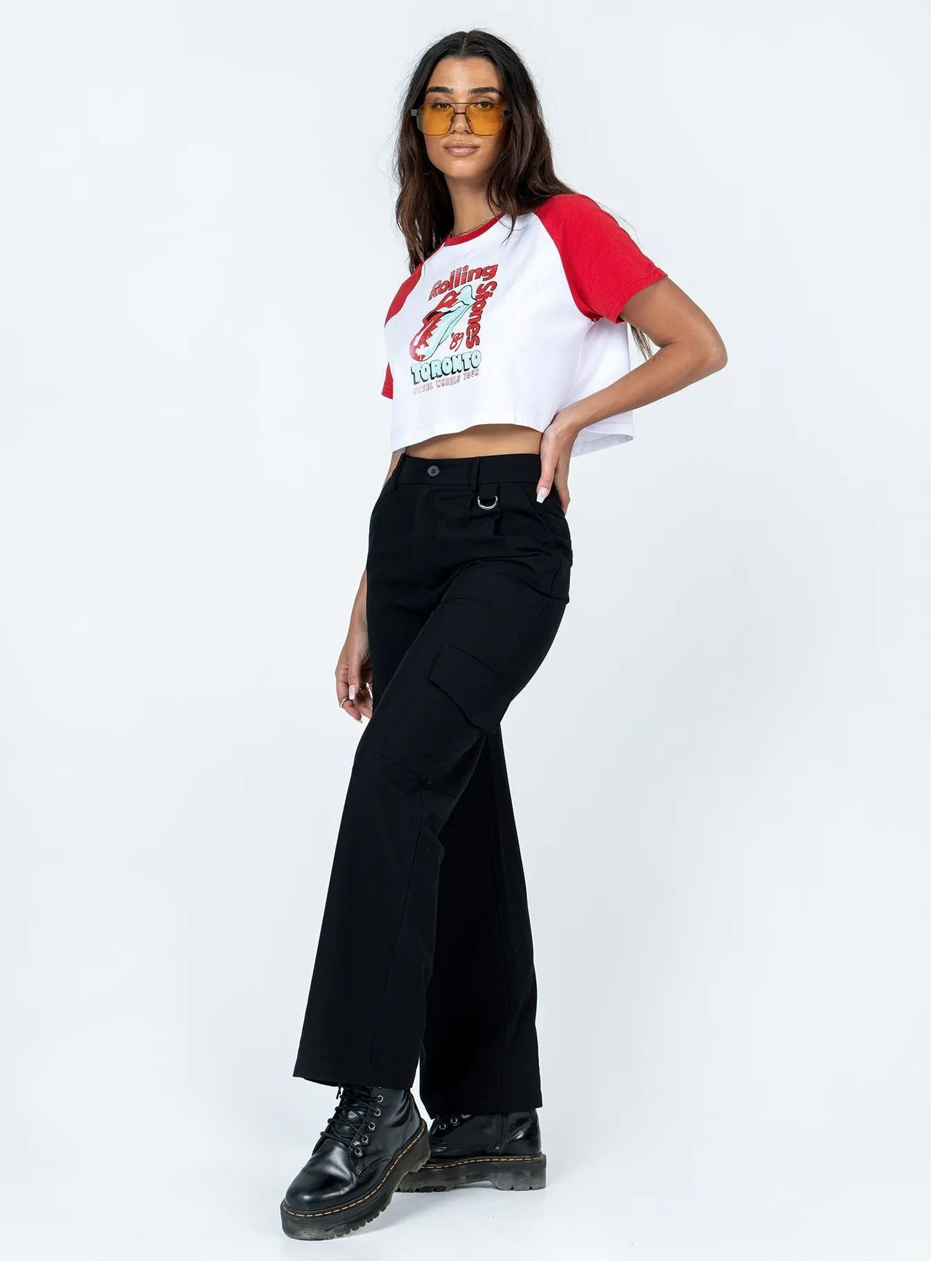 StretchFabric Slim Stretch Fit Breeana Pants Black