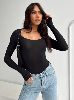 chic bodysuit Malllard Bodysuit Black