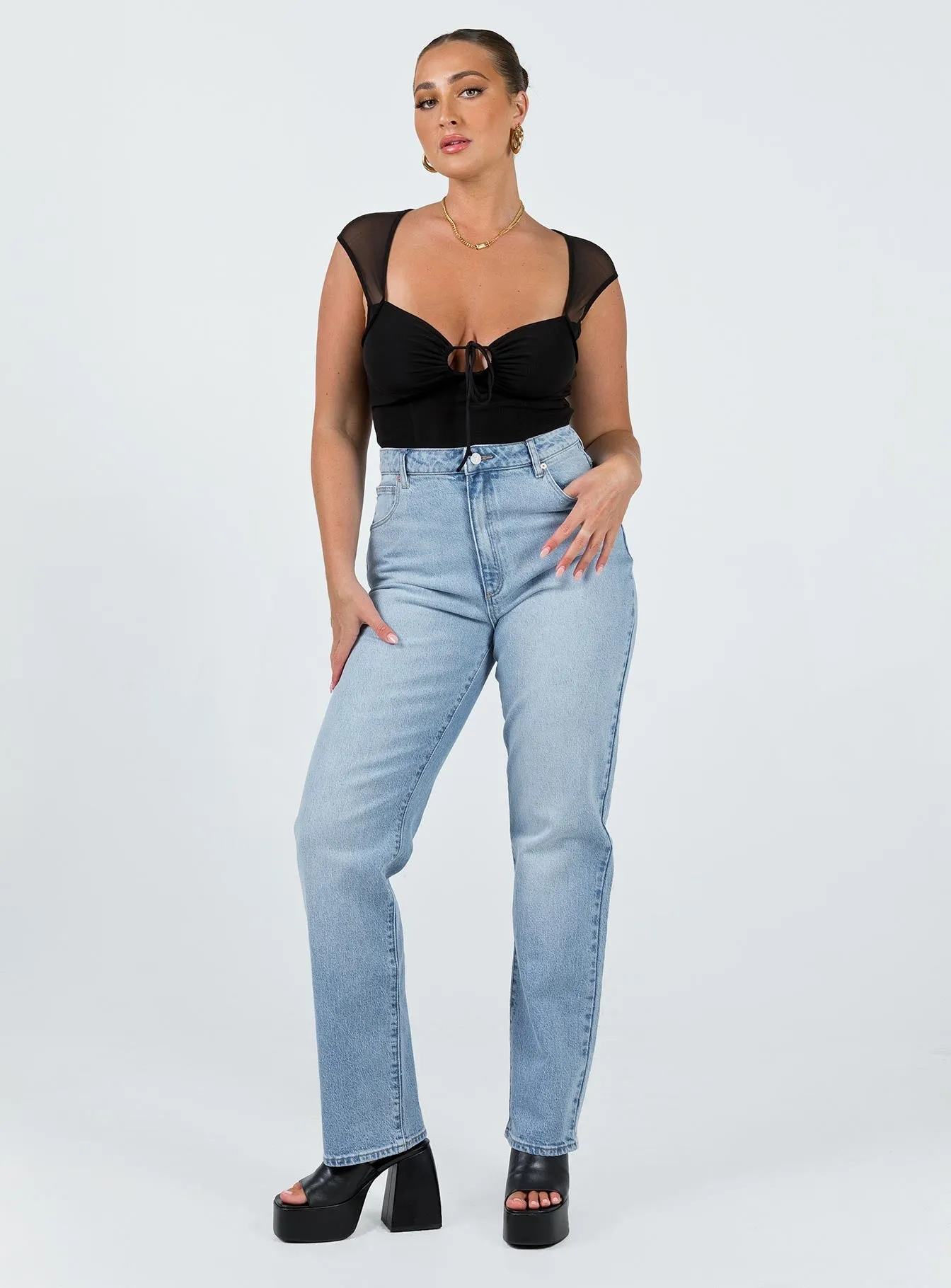 Clarendon Bodysuit Black office bodysuit backless bodysuit