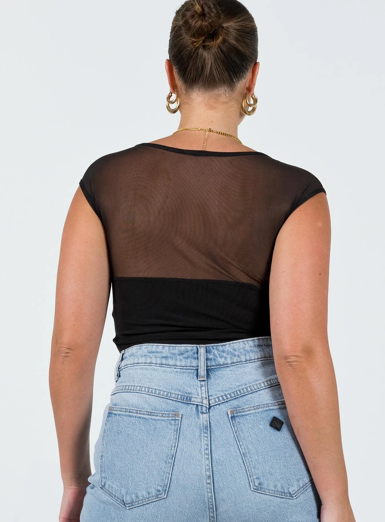 model style bodysuit tiktok bodysuit Clarendon Bodysuit Black