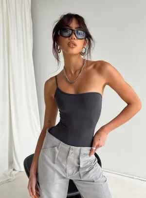long torso bodysuit high fashion bodysuit Hutter Bodysuit Grey