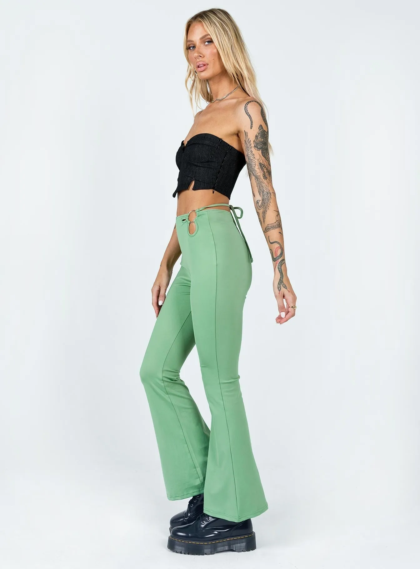 Nancy Pants Sage BreathableMaterial
