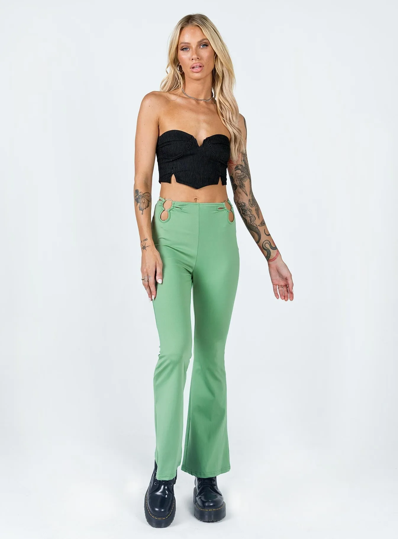 Sport Fit High Mobility Nancy Pants Sage