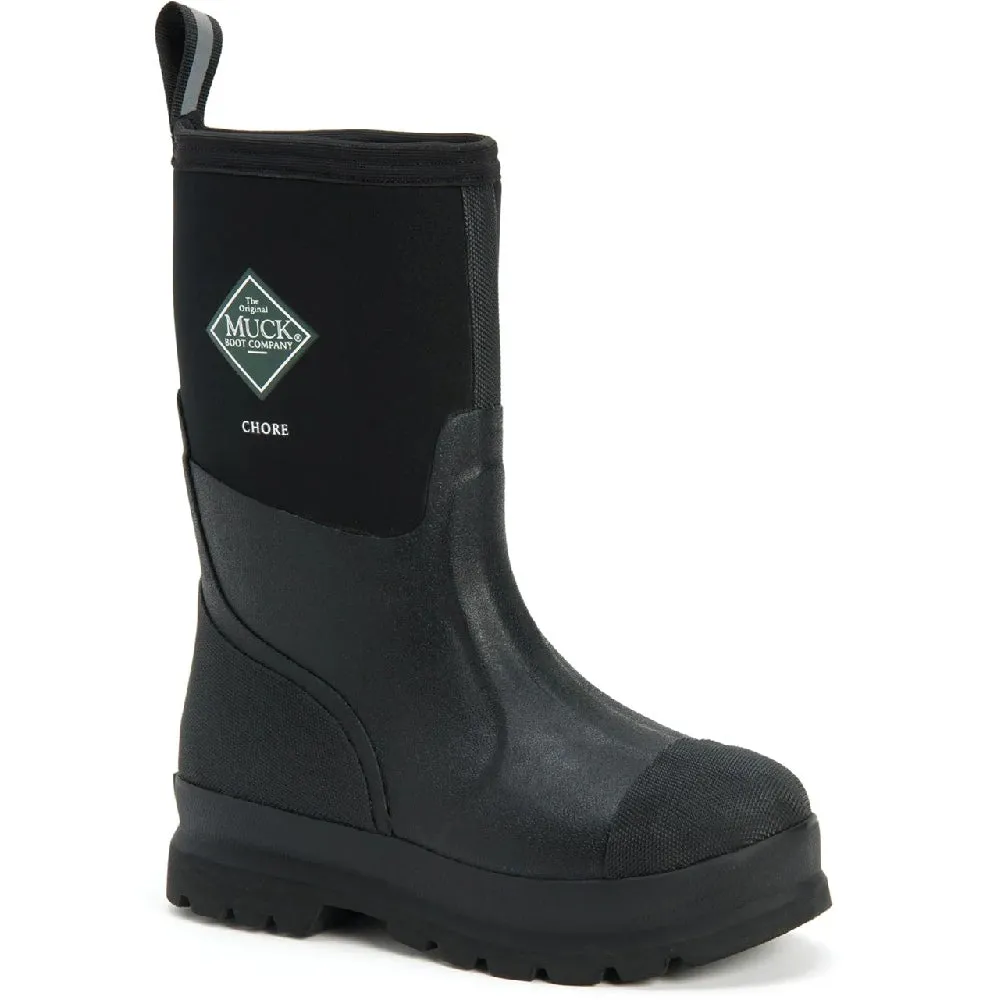 Muck Boots Chore Classic Mid Wellingtons Travel Ready Seamless Comfort Morning Walk