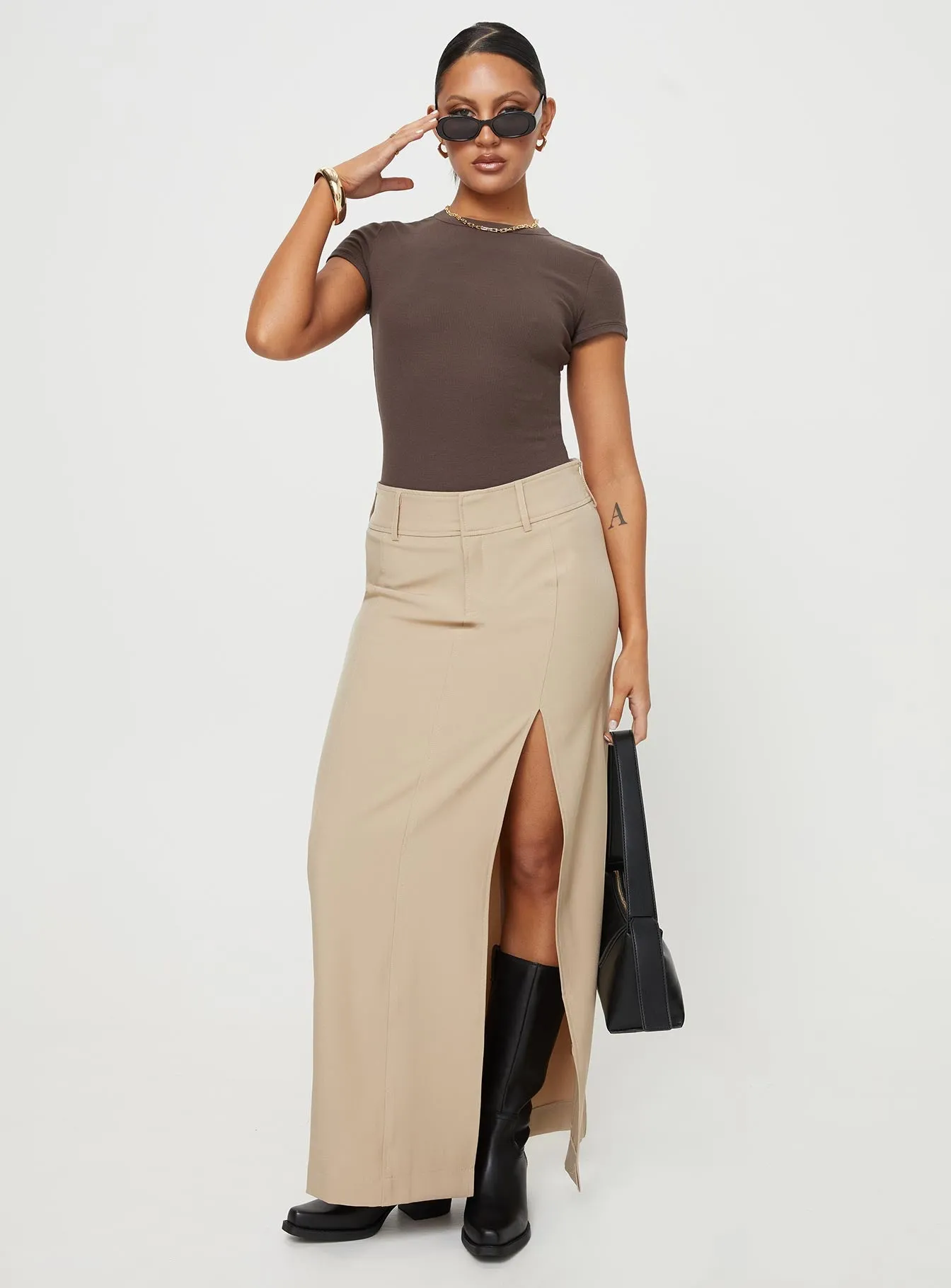 daily bodysuit breathable bodysuit Harlea Bodysuit Brown