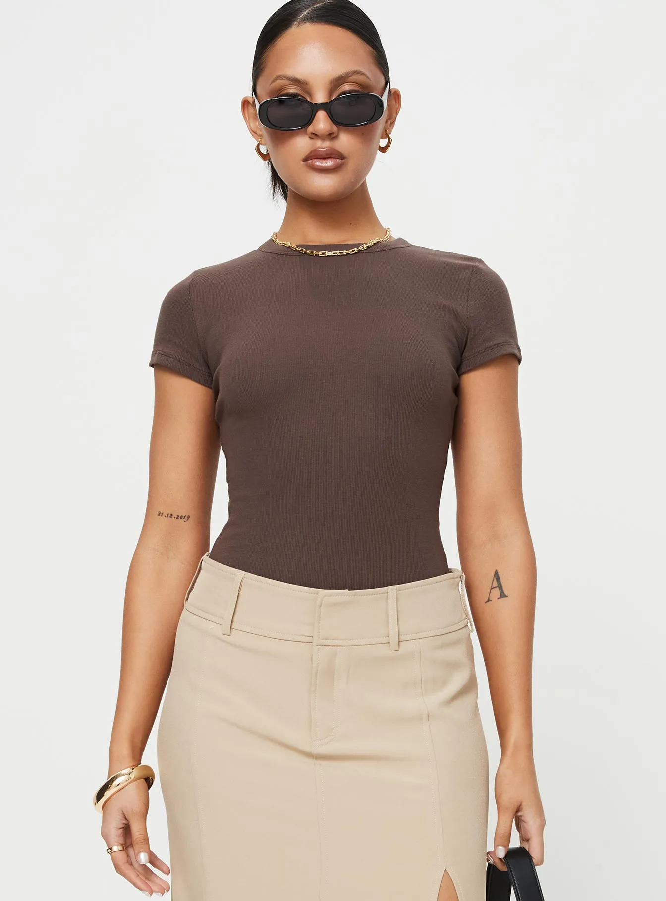 Harlea Bodysuit Brown autumn bodysuit navy bodysuit