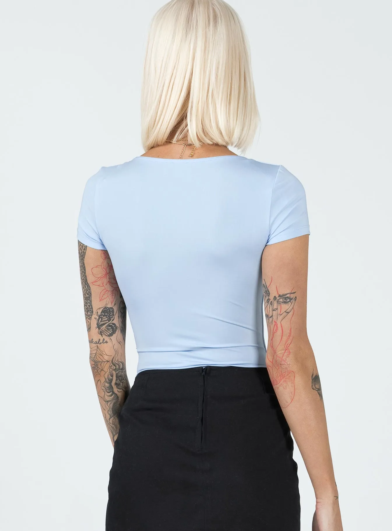 Chavis Bodysuit Blue modern bodysuit