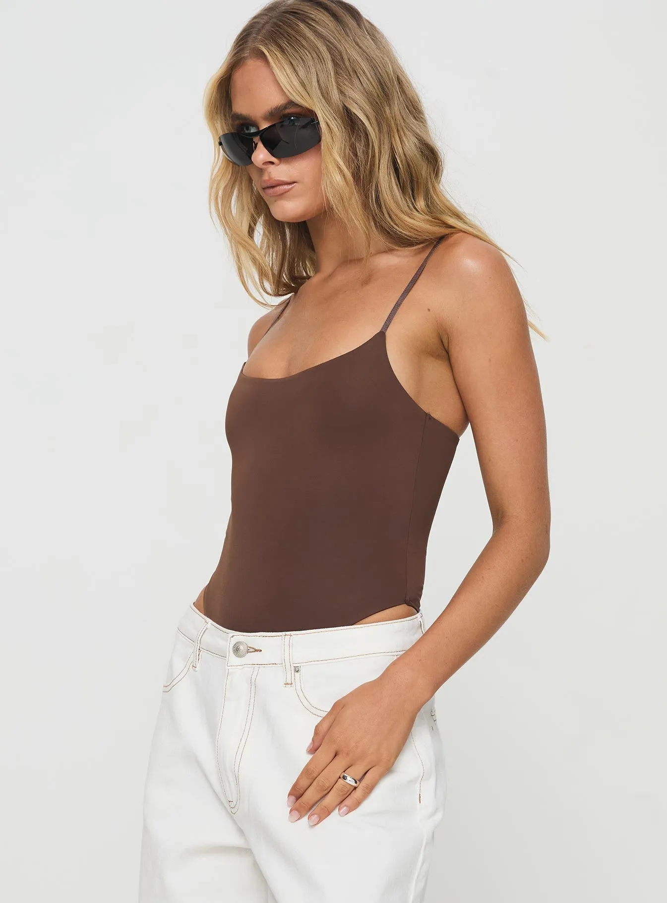spandex bodysuit Hauser Bodysuit Chocolate