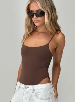 strapless bodysuit Hauser Bodysuit Chocolate