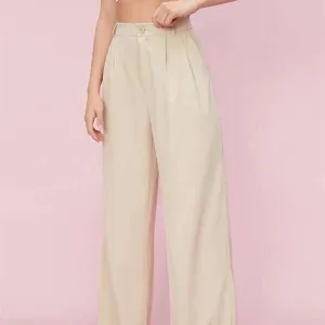 Women's High Waist Casual Wide-leg Suit Trousers Tech Mood