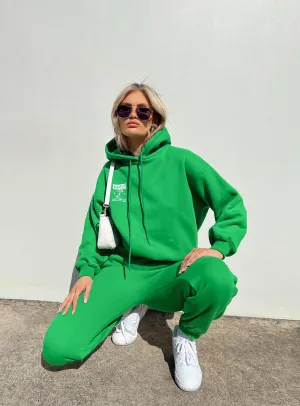 Pheonix Track Pants Apple Green Anti Static Lining Perfect Movement