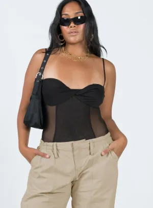 Dagallo Mesh Bodysuit Black blue bodysuit shopping bodysuit