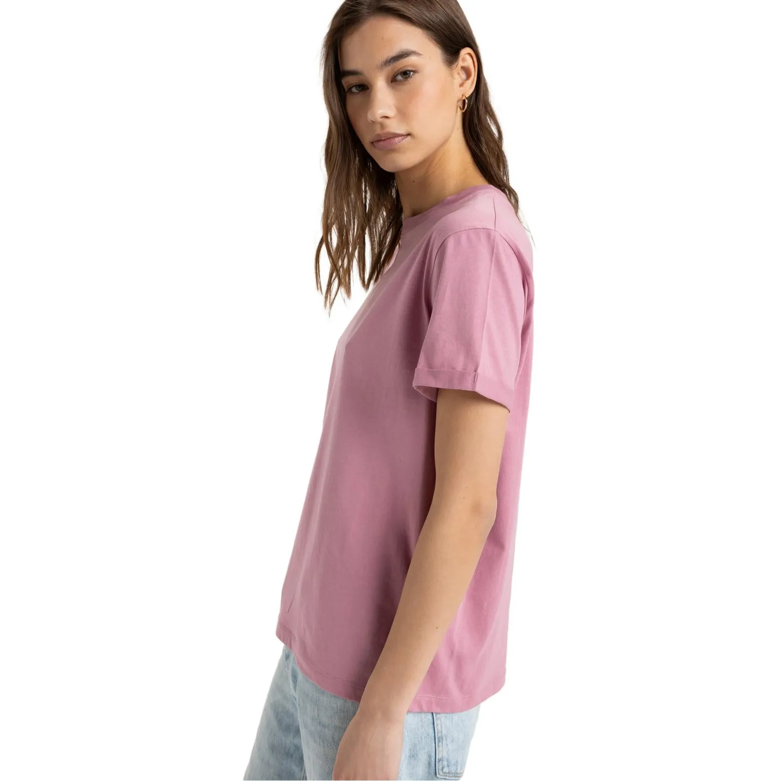 Relaxed Design Fit Flex Roxy Womens Noon Ocean Short Sleeve T-Shirt