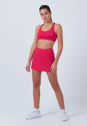 Classic Tennis Skort with pockets, pink City Mood Fashion Mood