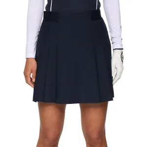 Seamless Finish J.Lindeberg Women's Alesia Golf Skirt - JL Navy