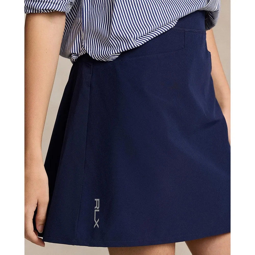 RLX Ralph Lauren Women's Performance 17" Pleated Aim Skort - Refined Navy Summer Outfit