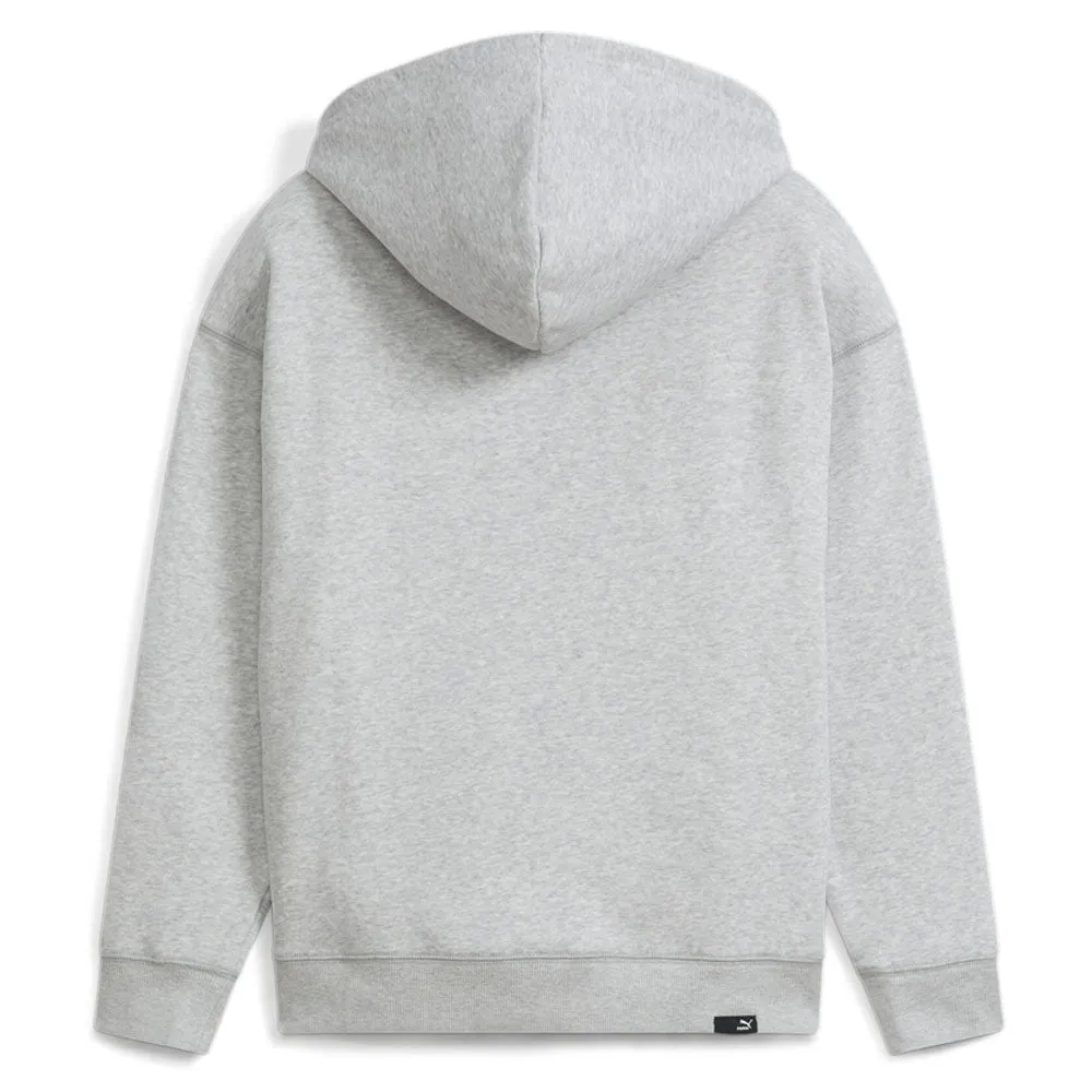 Suede Logo Full Zip Hoodie product cycling suitability