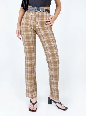 The Taffie Pants Brown Quick Access Pockets