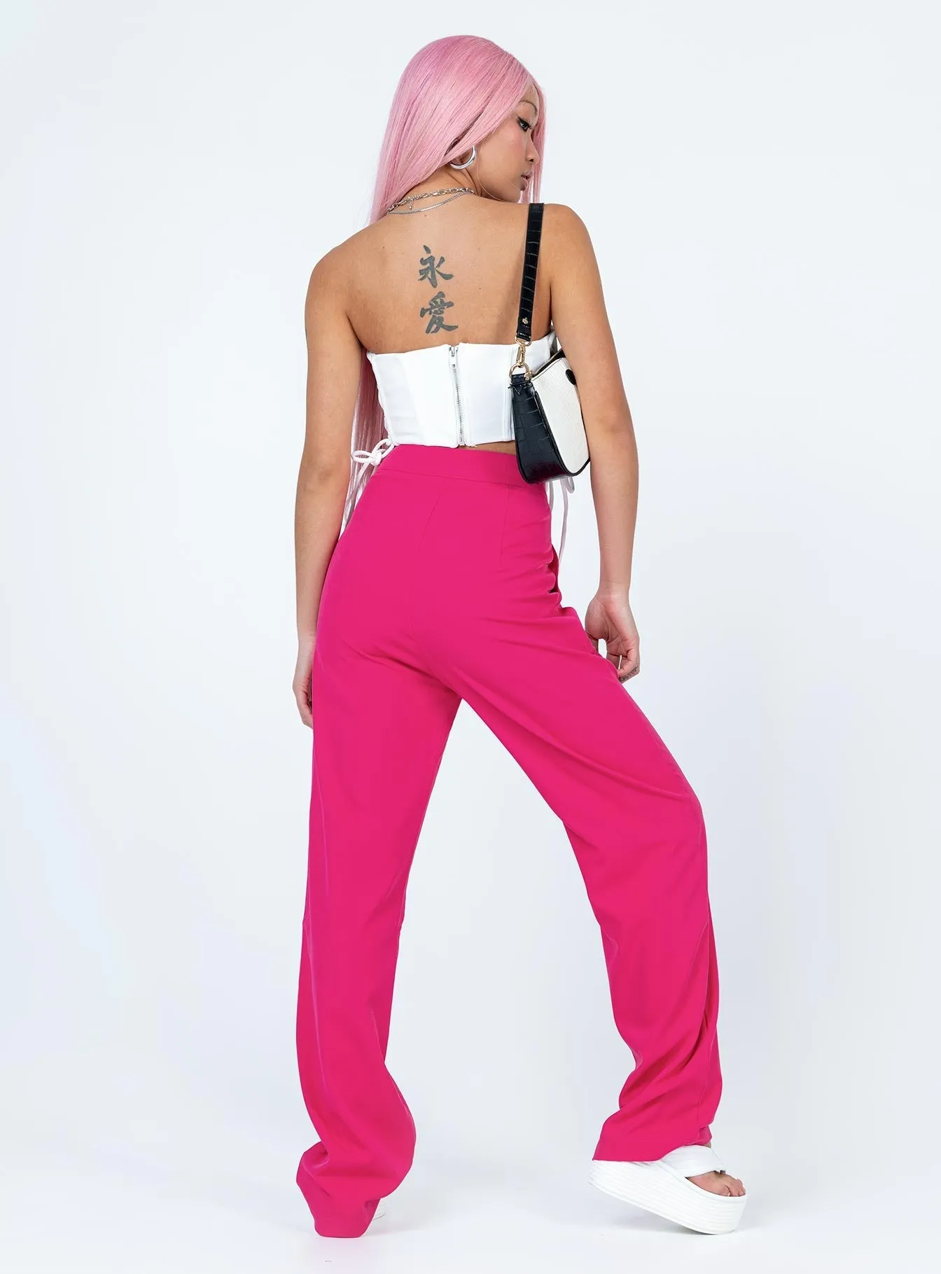 Lottie Pants Pink Tagless Labeling
