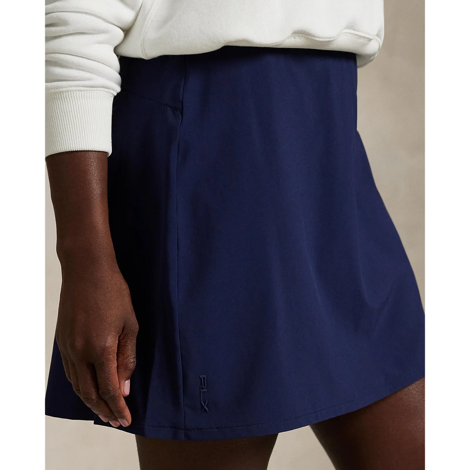 Neutral Look RLX Ralph Lauren Women's 17" Aim Pleated Back Golf Skort - Refined Navy