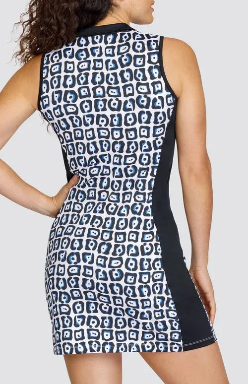 New Tail Activewear Indy 35" Golf Dress - Jag Grid MSP$117 Soul Warm