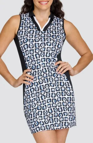 New Tail Activewear Indy 35" Golf Dress - Jag Grid MSP$117 Everyday Ready