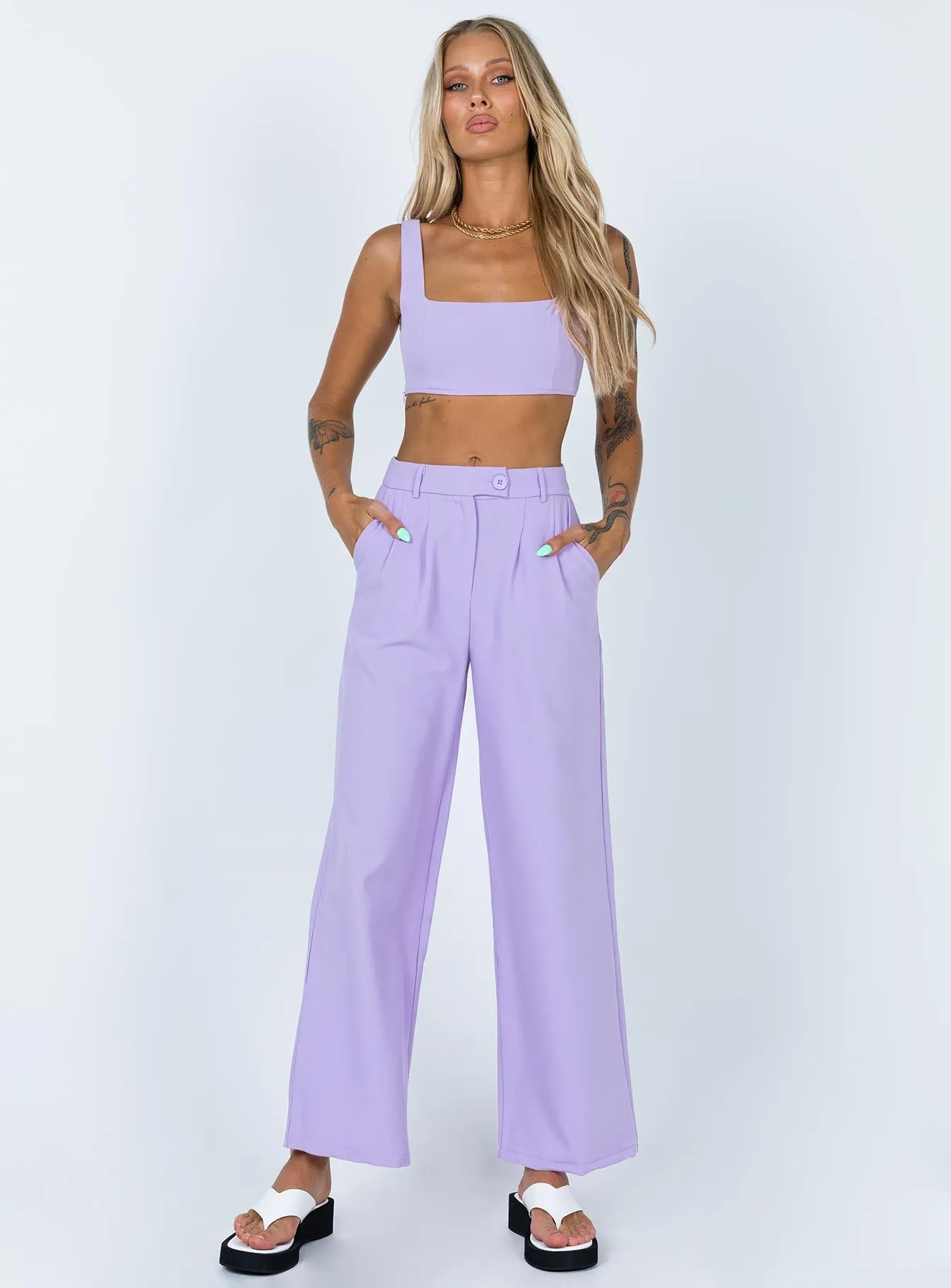 Huxley Set Lilac Tall Recycled fibers