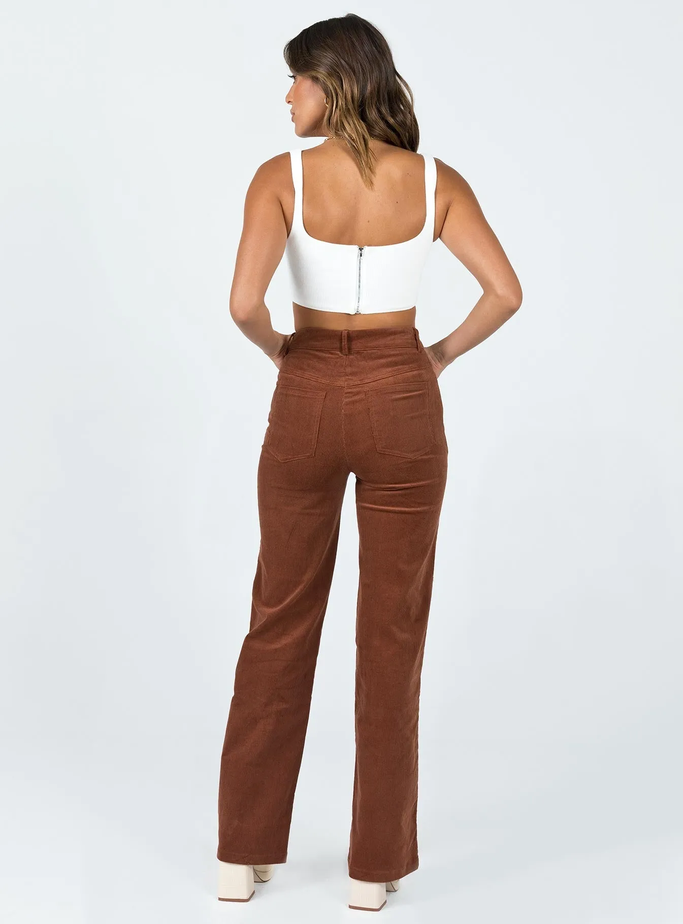 Sorcha Pants Brown Minimalist Fit