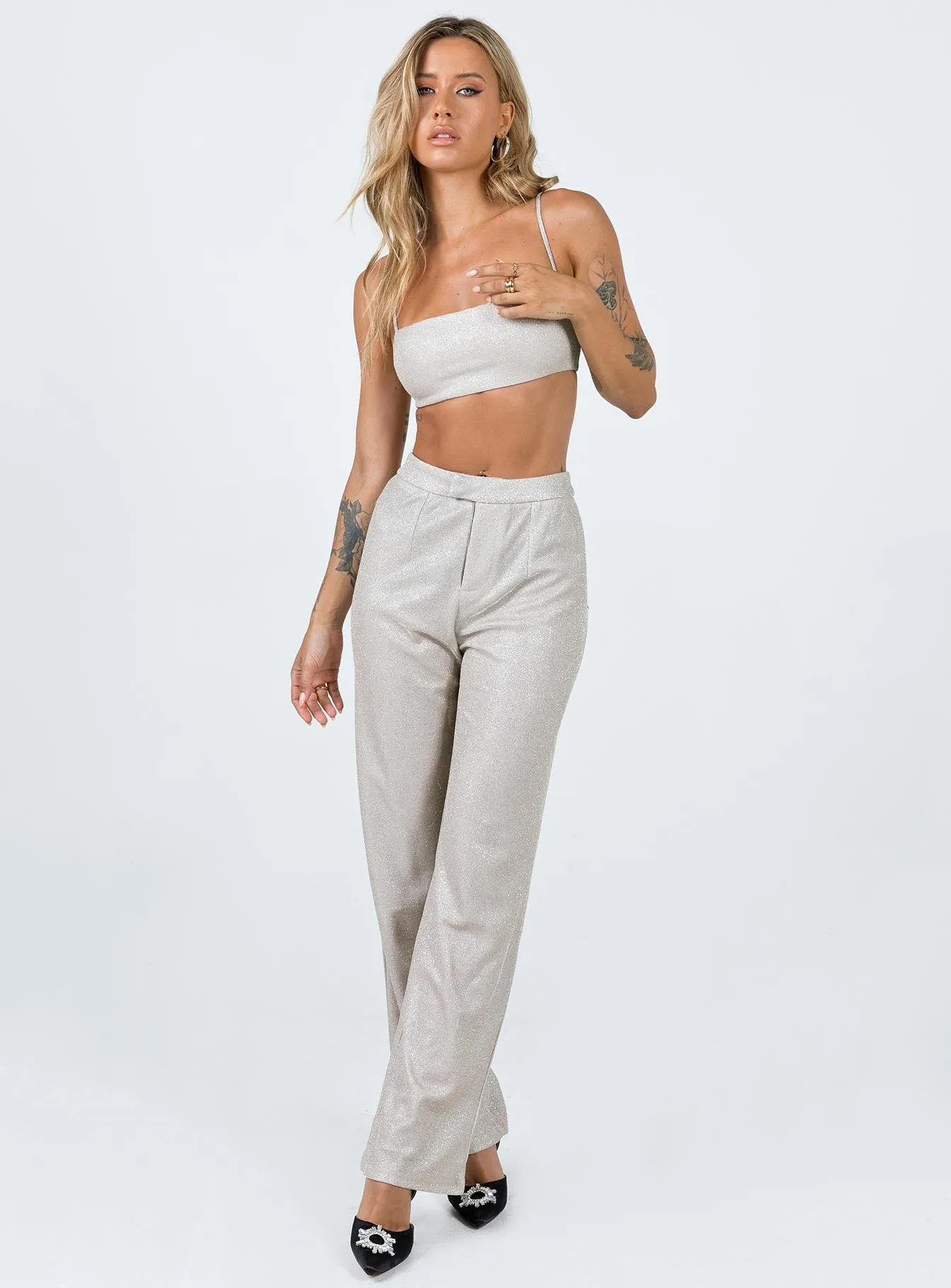 Larsia Set Silver Light Fit Wear Flattering Shape