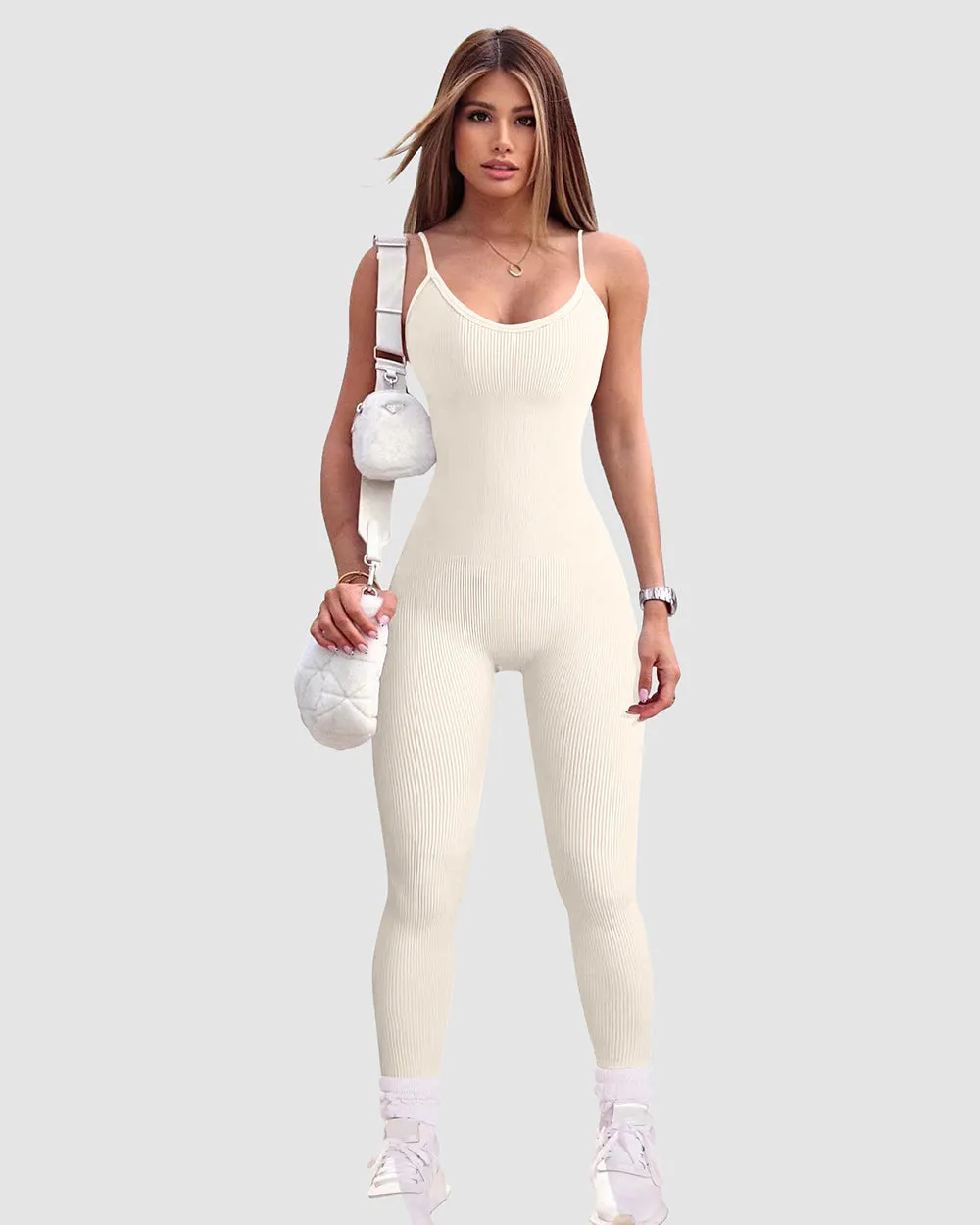 One Piece Straps Tummy Control JumpSuits Shopping Comfy Clean Premium