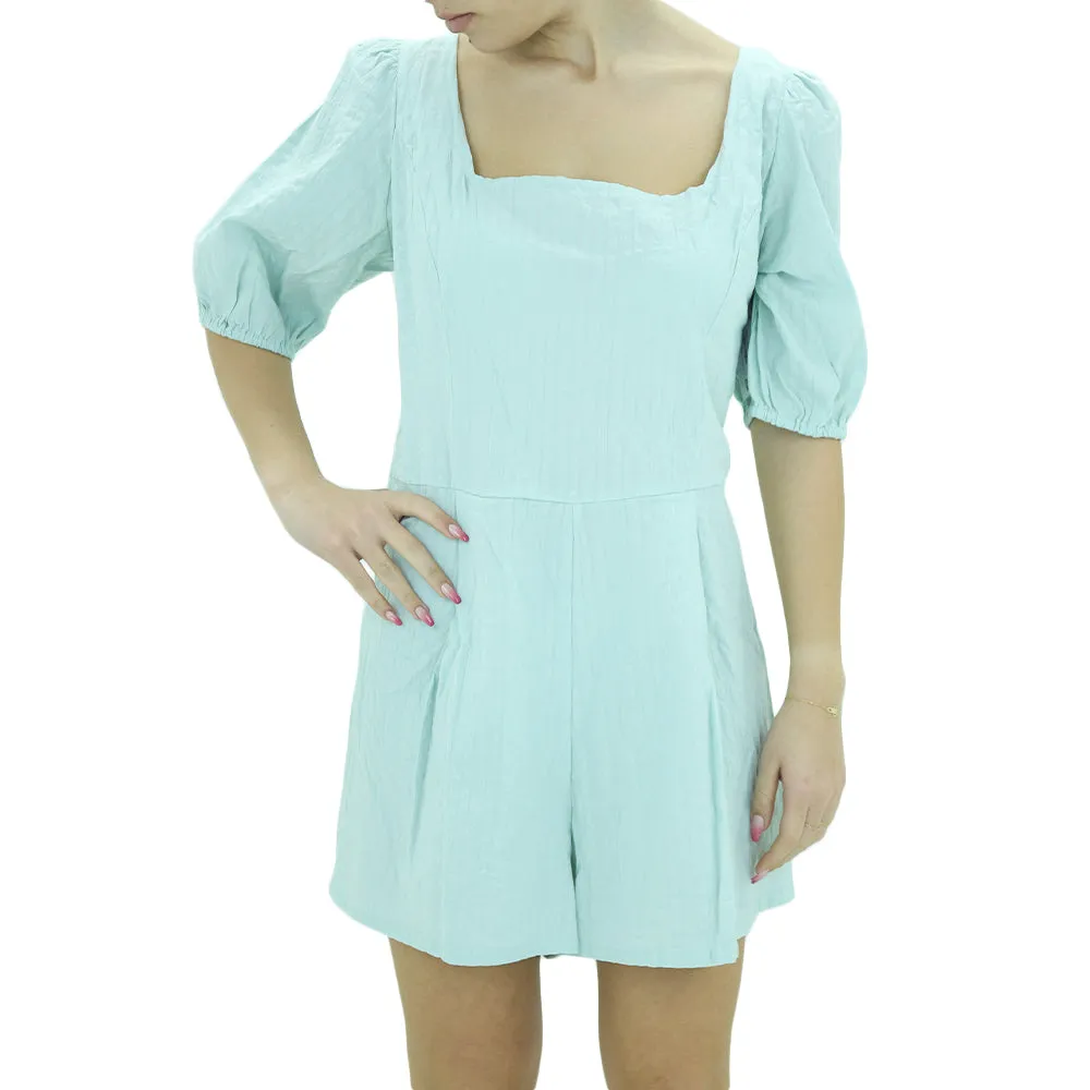 Women's Ribbed Casual Jumpsuit,Aqua Dance Trendy Sport Sporty