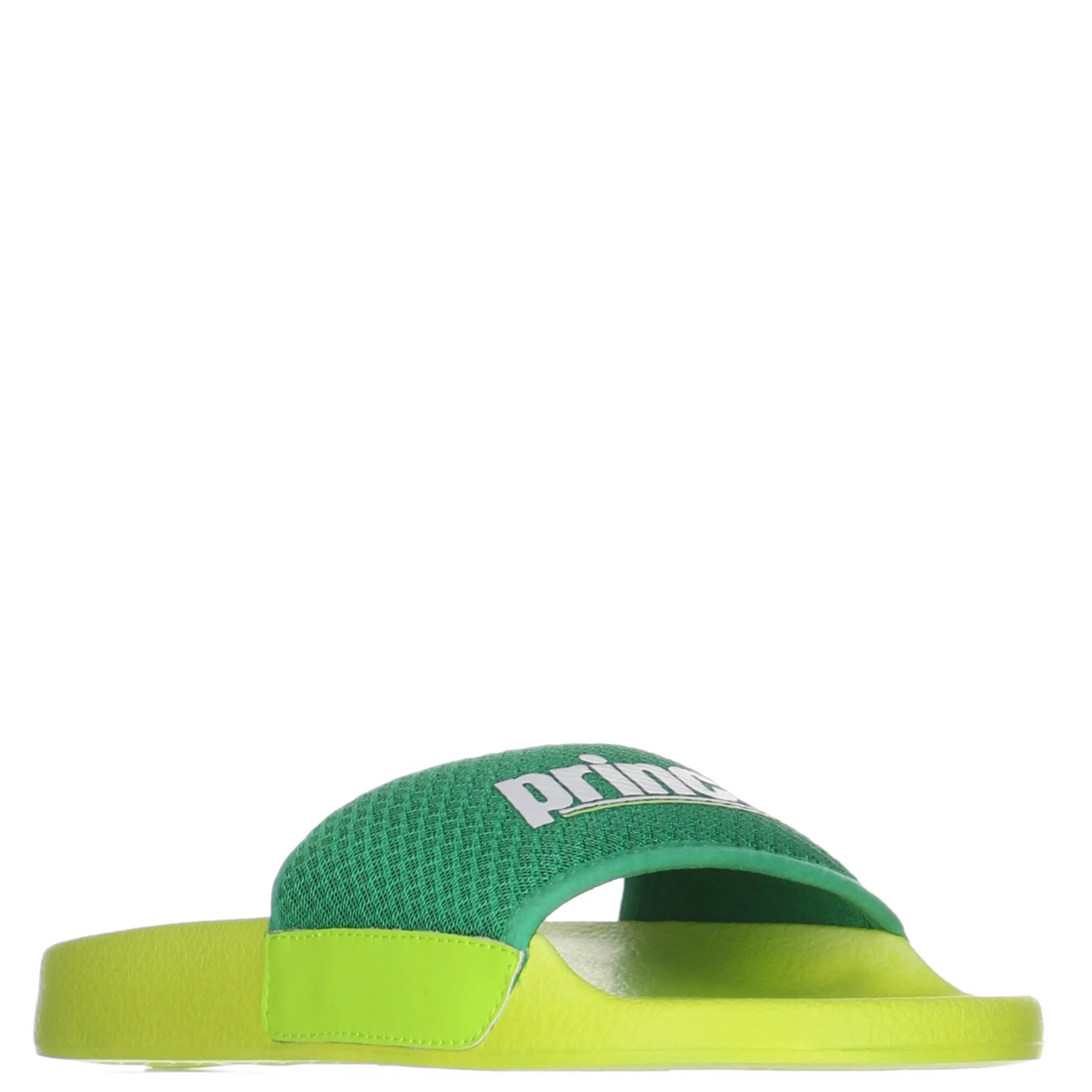 Prince Womens Prism Slides - GREEN/NEON LIME Agility Fit Comfort experience