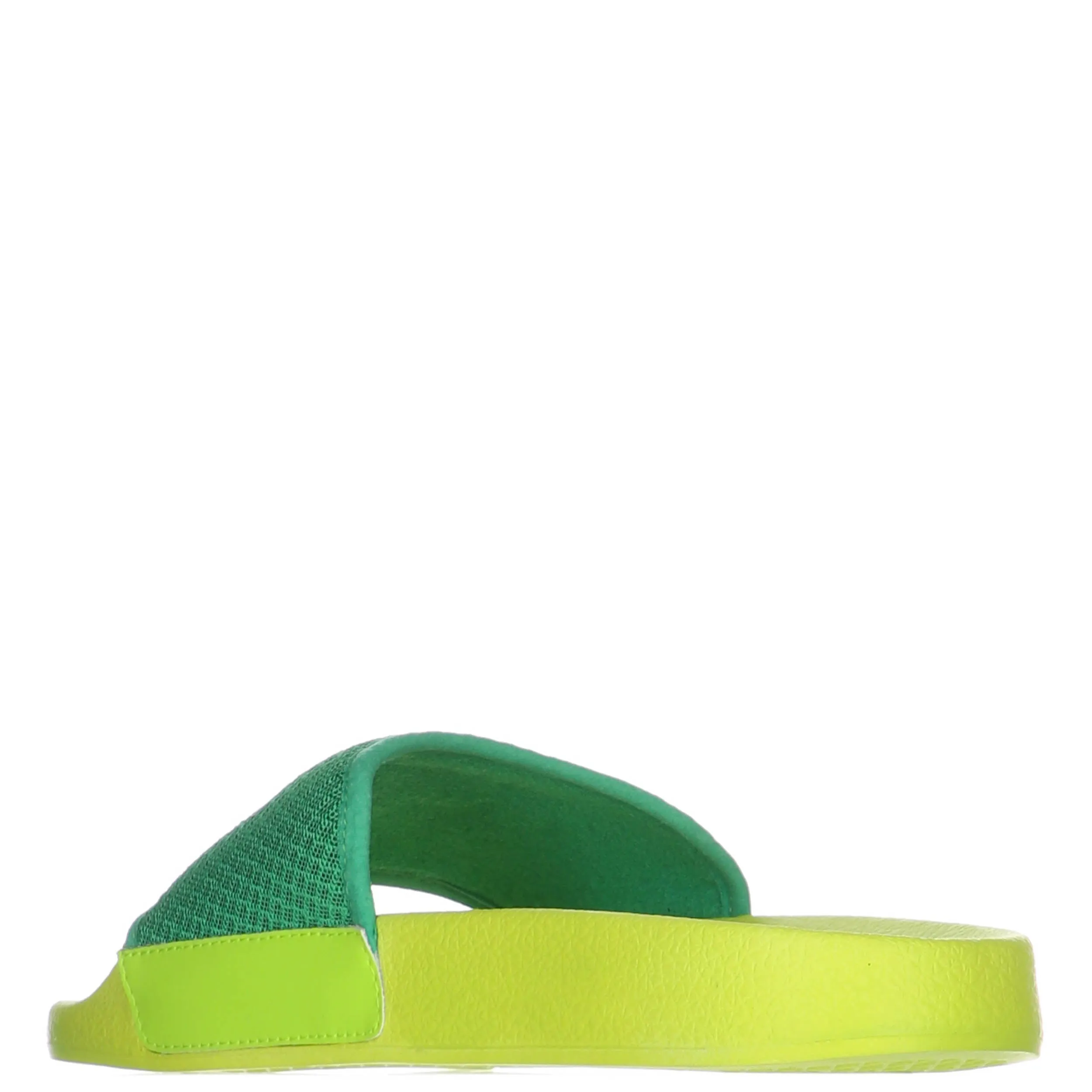 Comfort Path Prince Womens Prism Slides - GREEN/NEON LIME