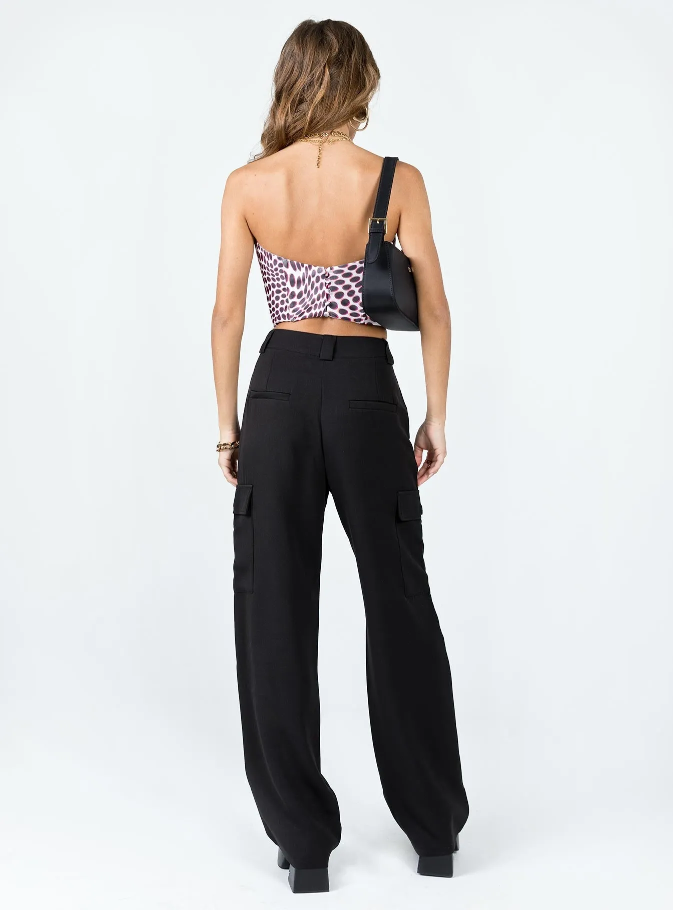 Effortless Style Kaydence Cargo Pants Black