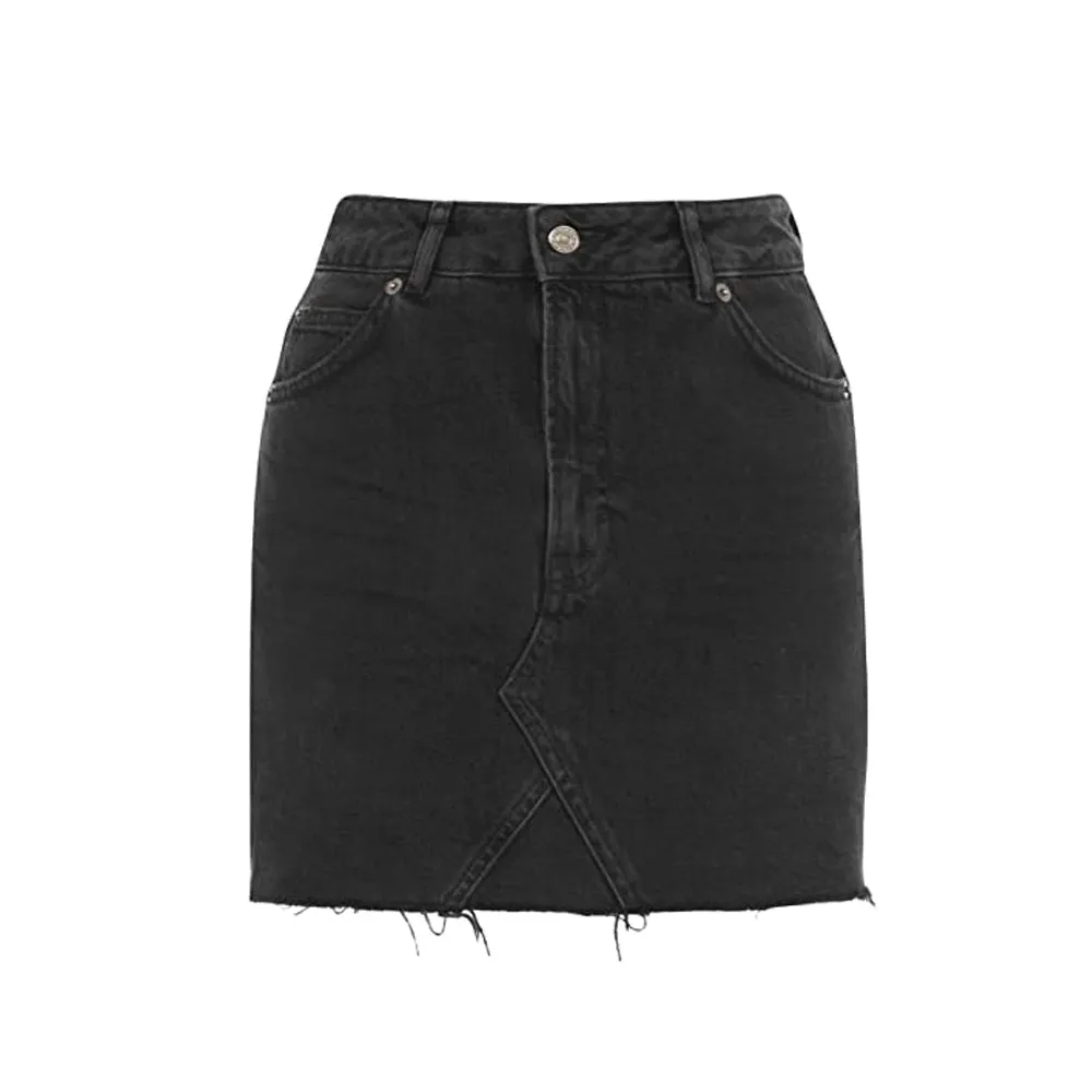 Women's asymmetrical Skirt,Black Machine wash safe